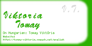 viktoria tomay business card